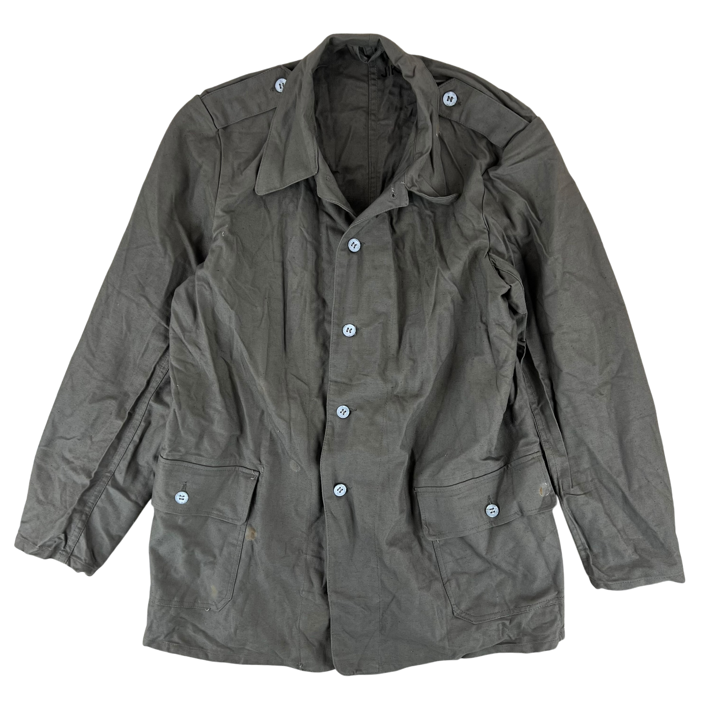 Swedish Army M40 "Grötrock" Brown Work Jacket - Medium