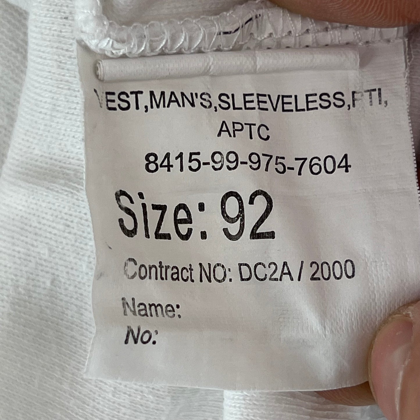 British Army PTI Vest - Medium 92cm