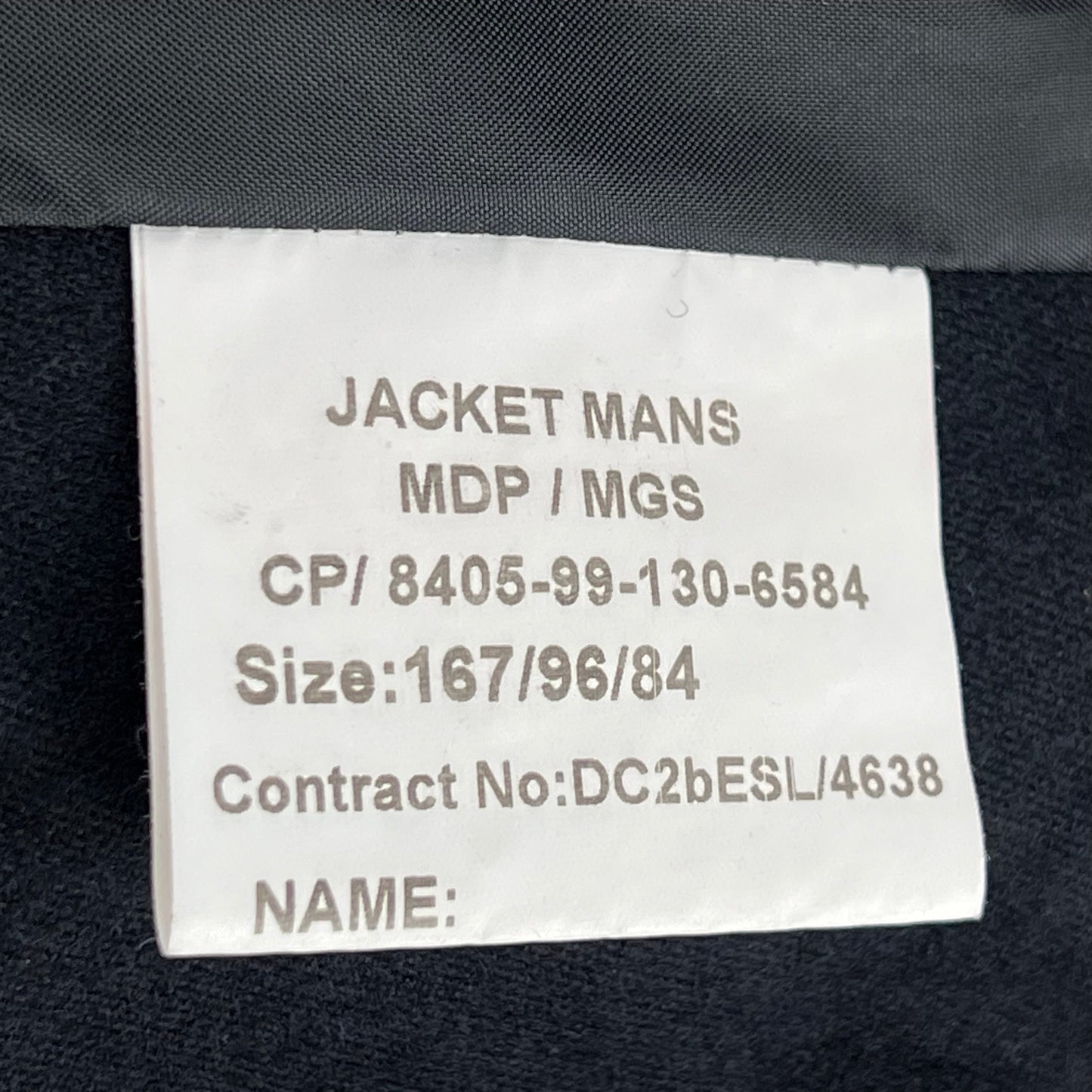 British Ministry of Defence Police Dress Jacket - Medium