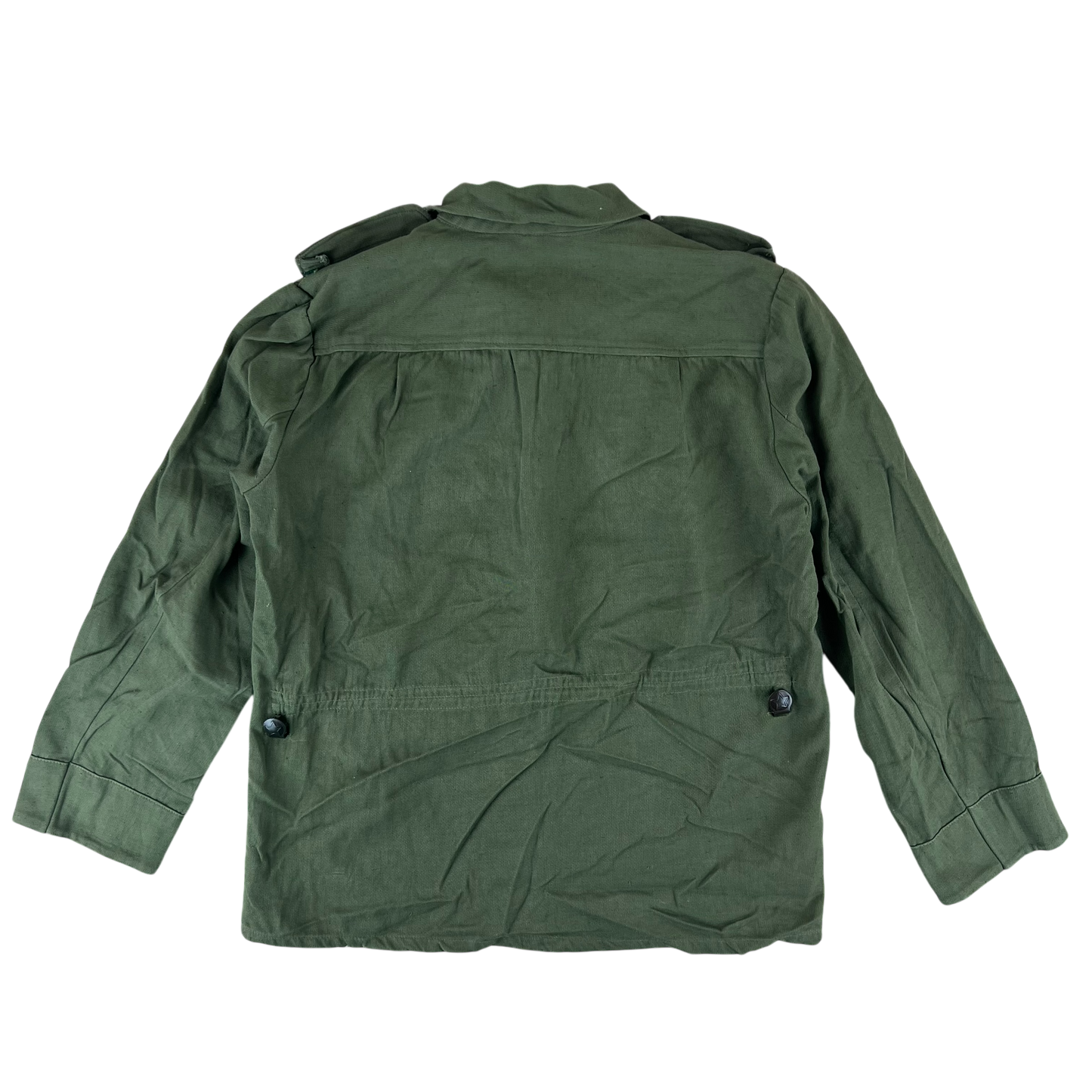 Bulgarian People's Army Officer's Olive Green Cossack Shirt - Large