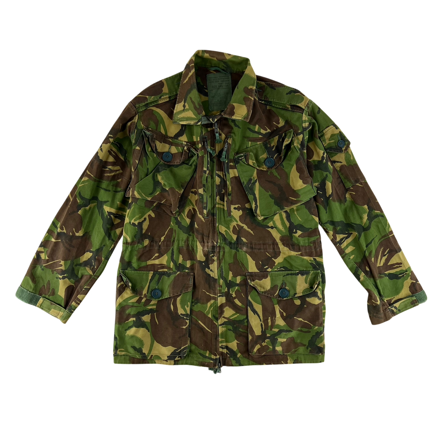 British Army 84 Pattern Woodland DPM Camo Combat Smock - Large 180/104
