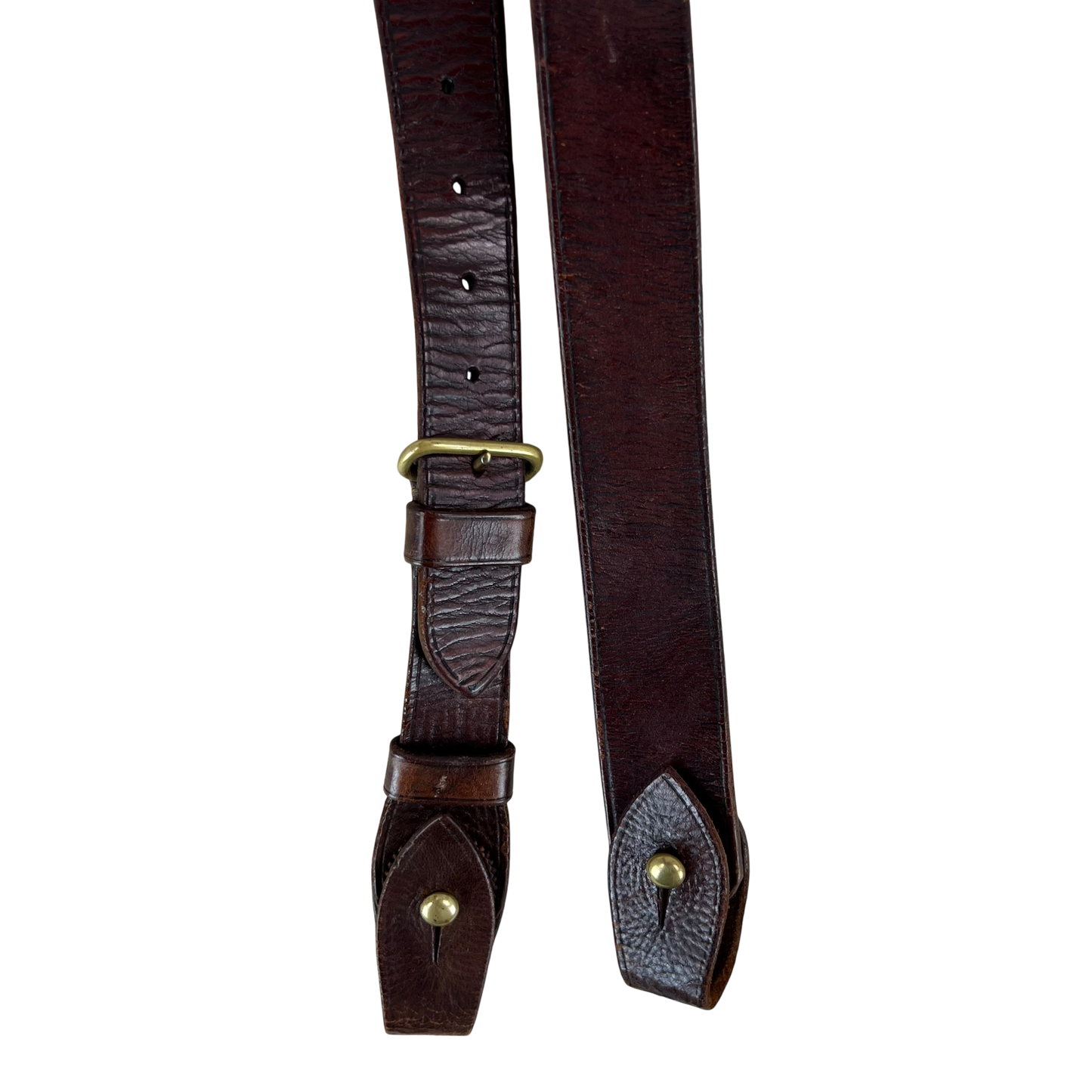 British Army Oxblood Leather Sam Browne Belt Shoulder Strap - L37