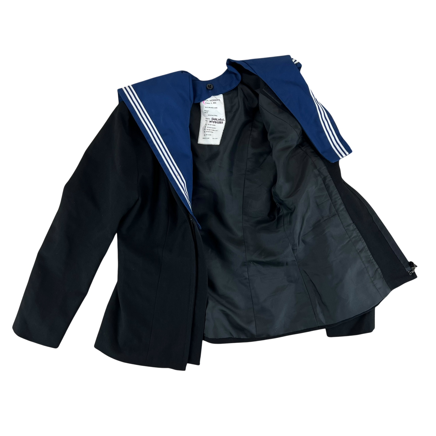 British Royal Navy Women's Class II Jumper Sailor's Top - Small 88RP