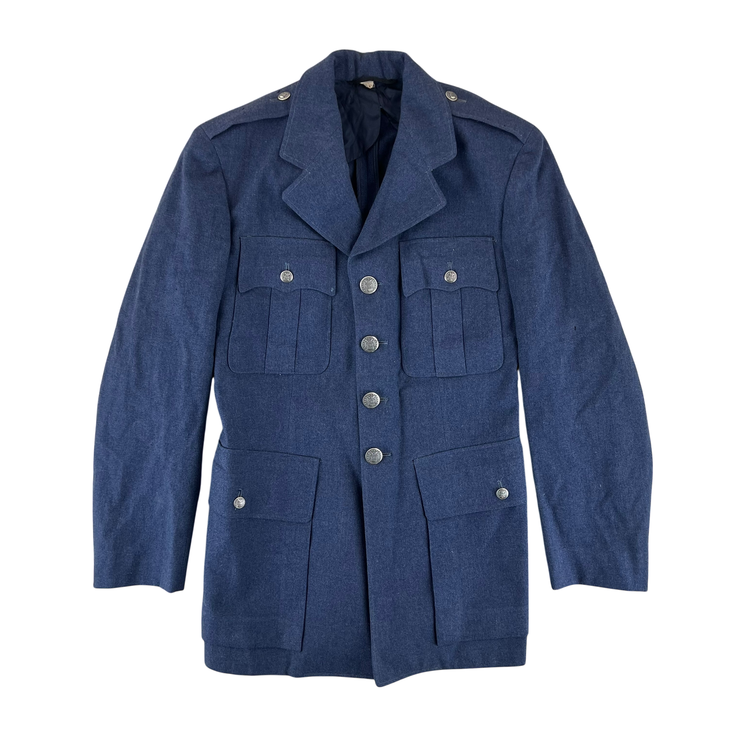 US Air Force 40's Blue Serge Service Dress Jacket - Small 35L