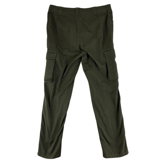 Austrian Army Olive Green Fatigue Trousers - W35 L32