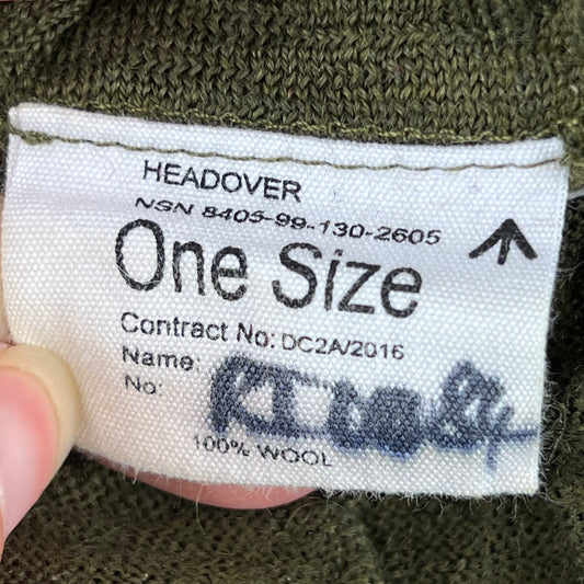 British Army Olive Green Headover Scarf Neck Gaiter