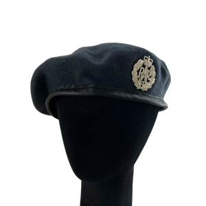 British RAF Beret w/ Badge - Medium 58cm