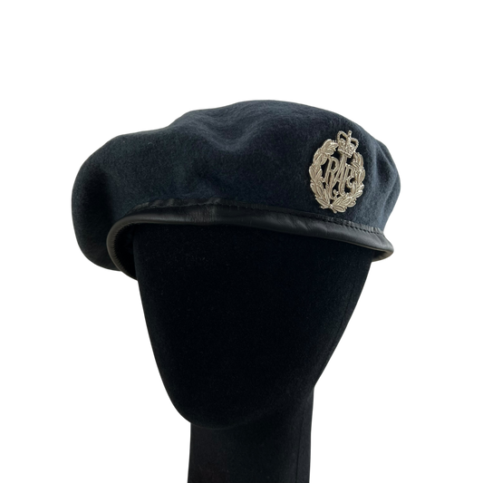 British RAF Beret w/ Badge - Medium 58cm