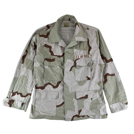 US Air Force Tri-Colour Desert "Coffee Stain" Camo Combat Jacket - Large