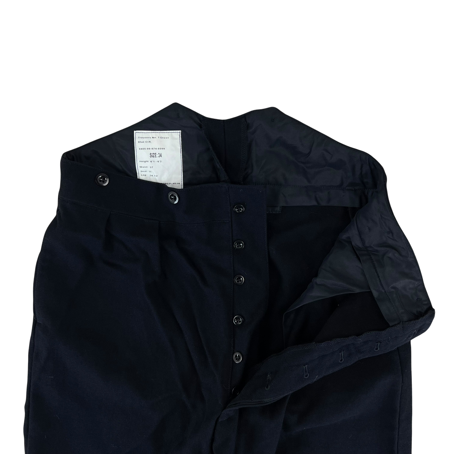 British Army No. 1 Dress Trousers Blue O.R. All Ranks - W37 L32