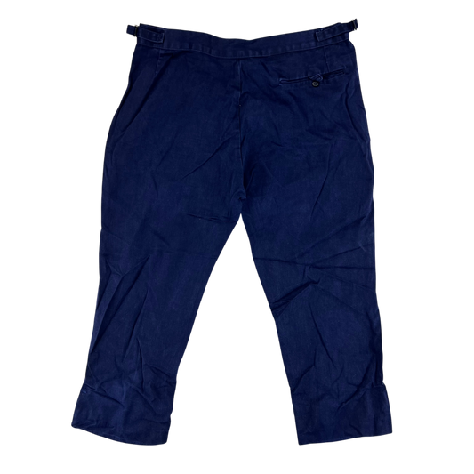 British Royal Navy Cotton Working Dress Trousers - W40 L27