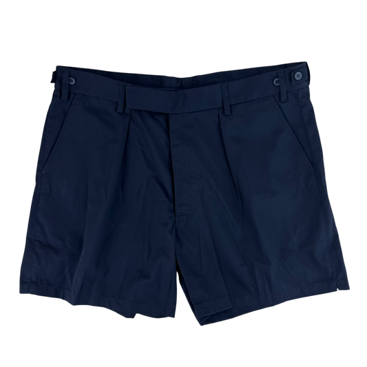 British Army / Tri-Services Navy Blue PTI Shorts - W37