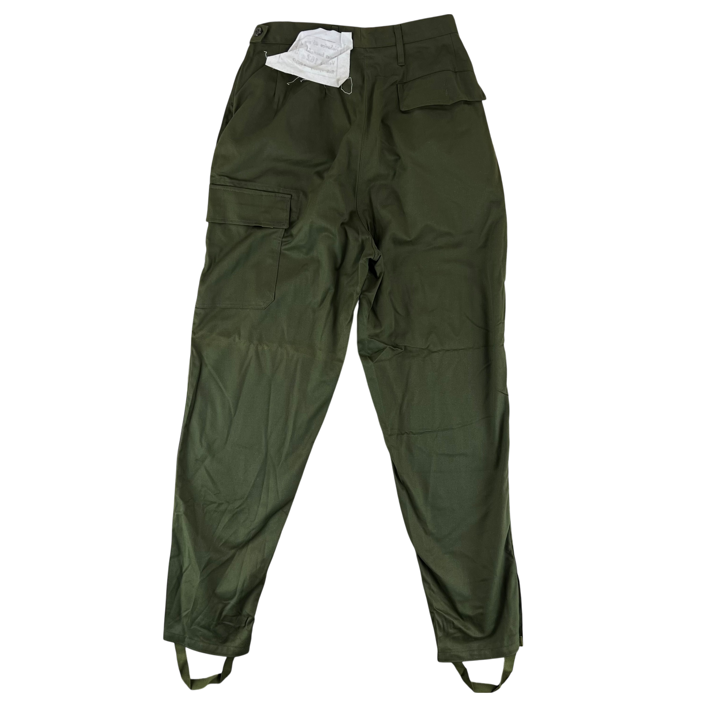 Czechoslovak Army M85 Women's Olive Green Trousers - W28 L30.5