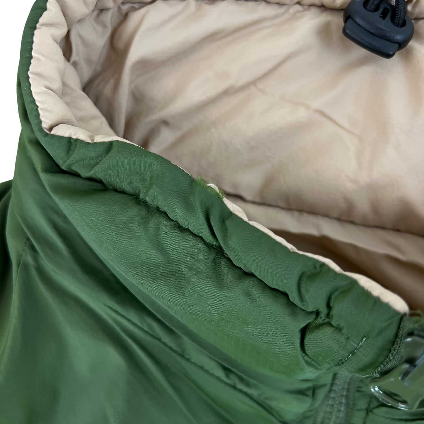 British Army Reversible Thermal Olive Green / Tan Quilted Jacket - Large