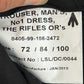 British Army No1 Blues Dress Trousers - The Rifles - W32 L27