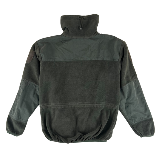 Austrian Army Olive Fleece Cardigan - Medium