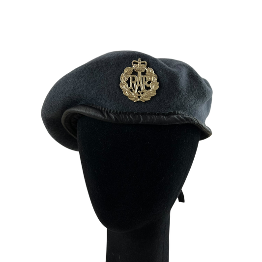British RAF Beret w/ Badge - Large 59cm