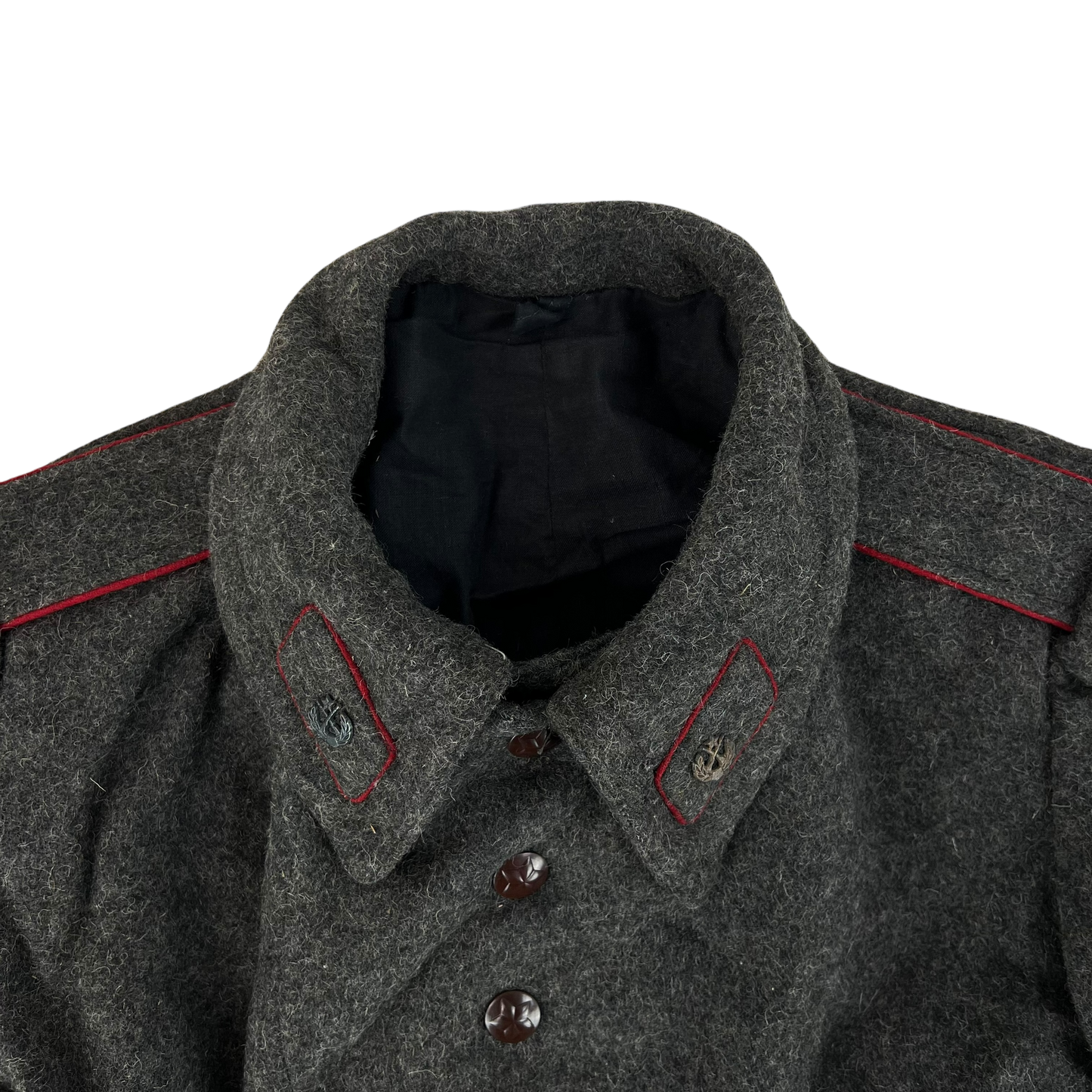Bulgarian People's Army 50s Grey Wool Greatcoat - Medium