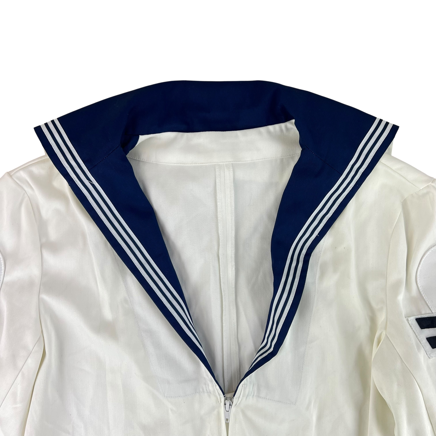British Royal Navy Class II White Jumper Sailor's Top - X Large 182/116