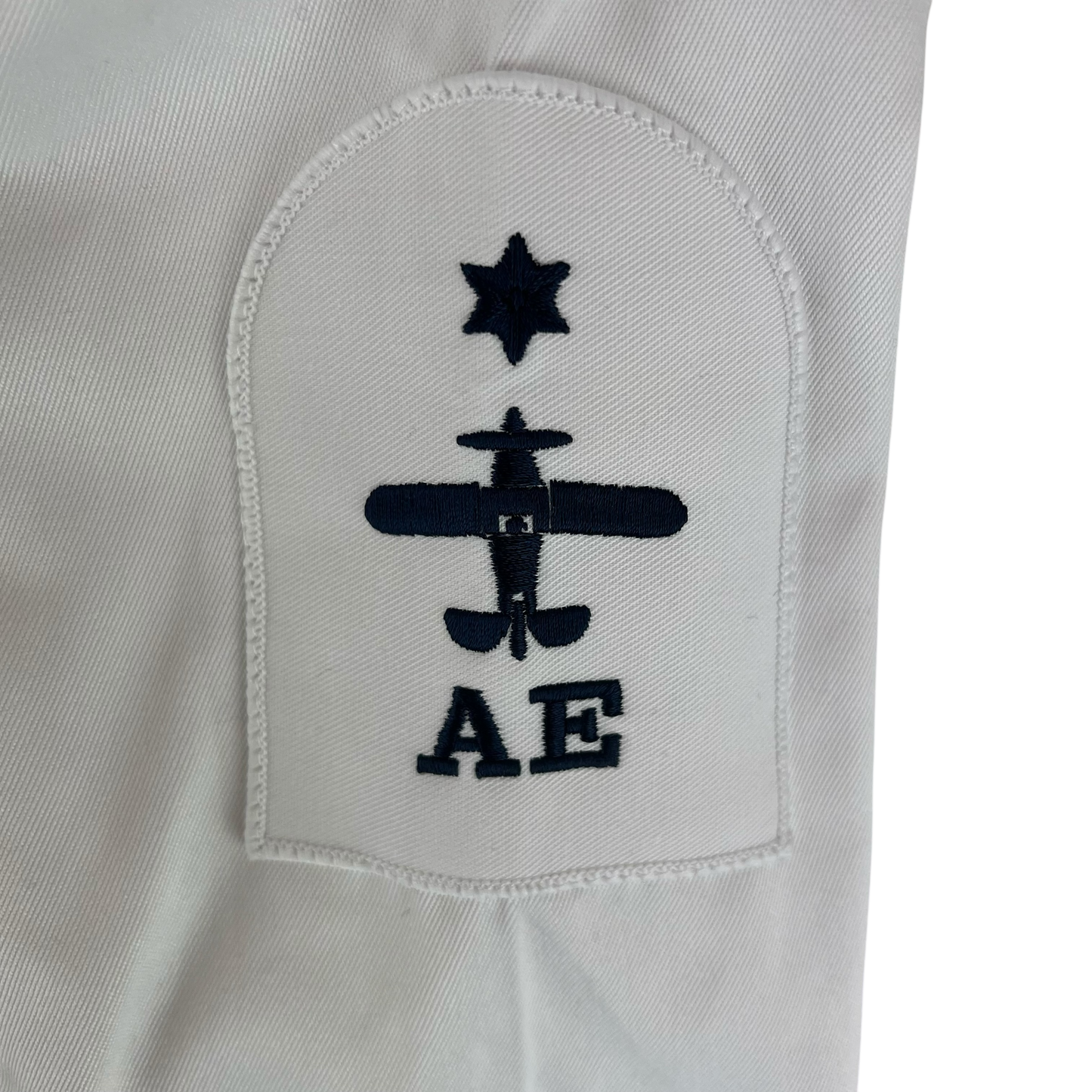 British Royal Navy Class II White Jumper Sailor's Top - Large 176/104