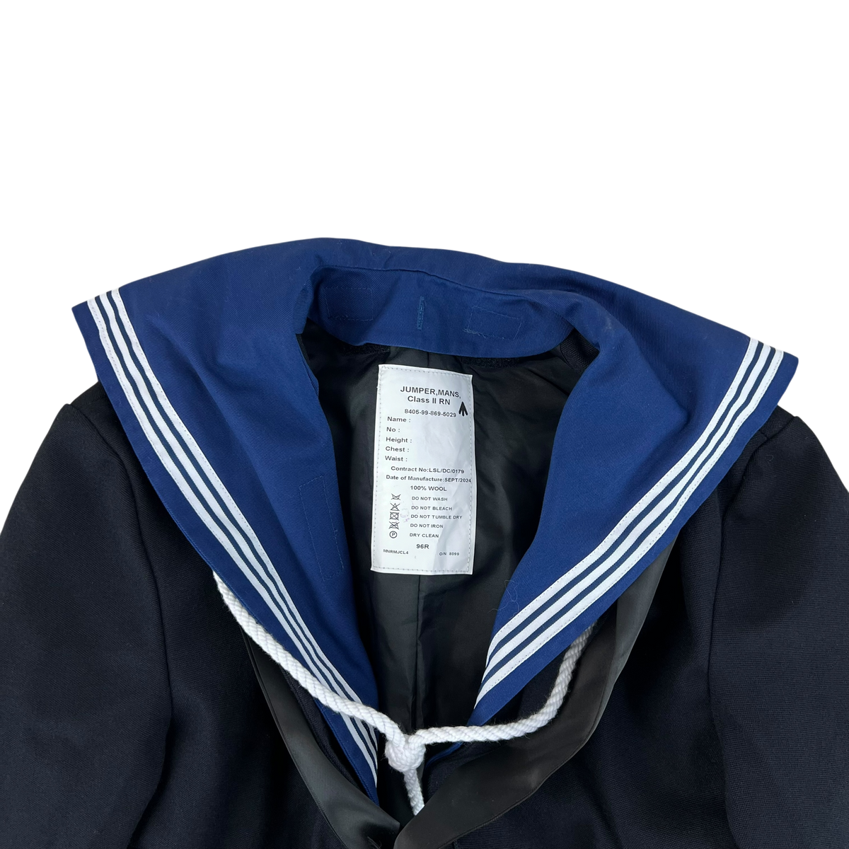 British Royal Navy Class II Jumper Sailor's Top - Medium 96R