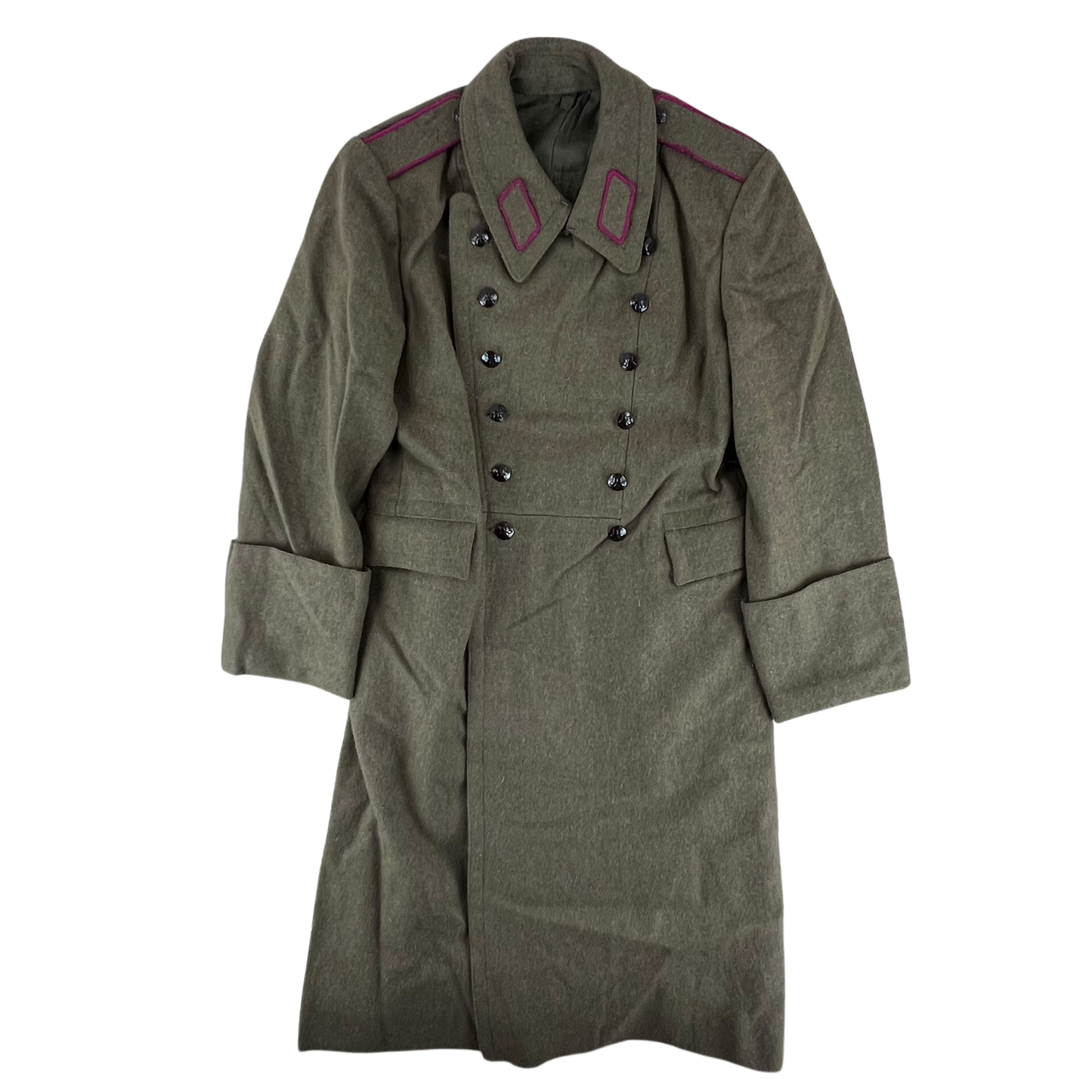 Bulgarian People's Army Khaki Wool Greatcoat - Medium