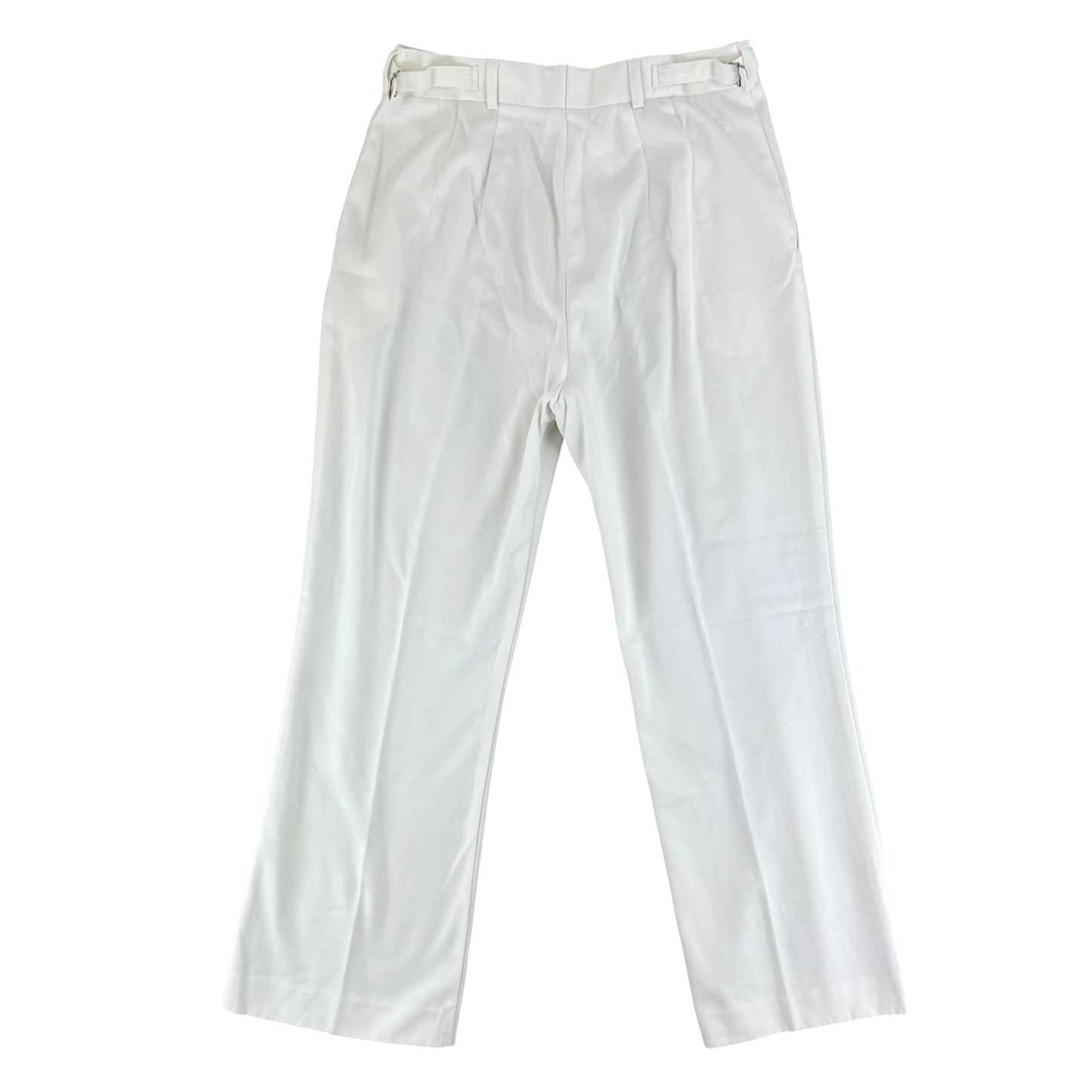 British Royal Navy Women's White Class II Flared Trousers - W30 L29