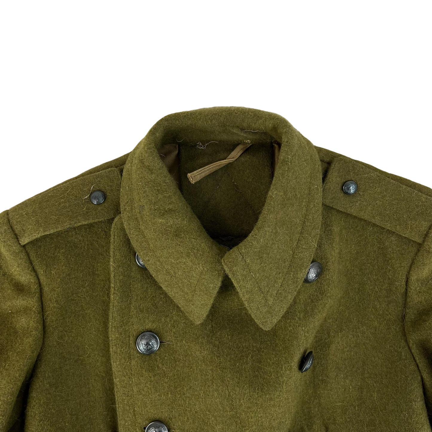 Romanian People's Army Khaki Wool Greatcoat - Medium