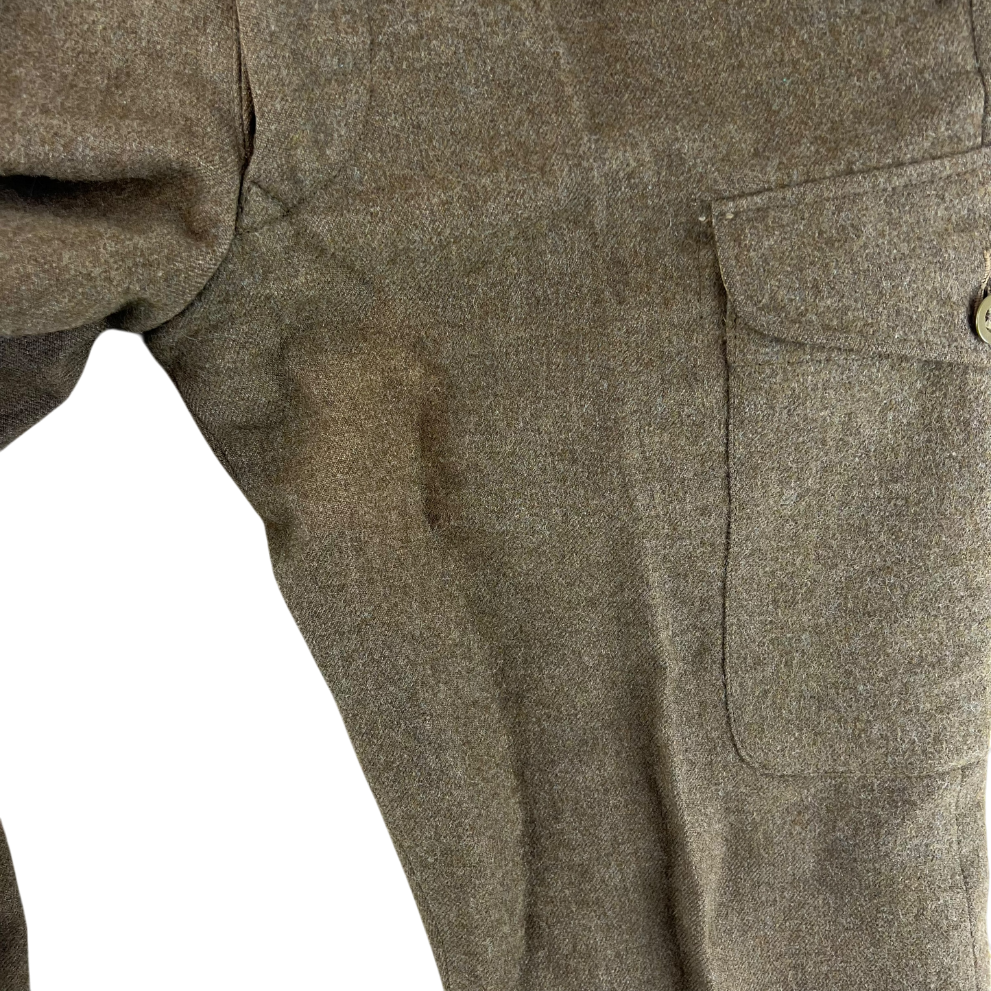 British Army 60s 1949 Pattern Khaki Battledress Trousers - W30 L29