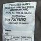 British RAF 72 Pattern Blue-Grey Dress Trousers - W30 L28