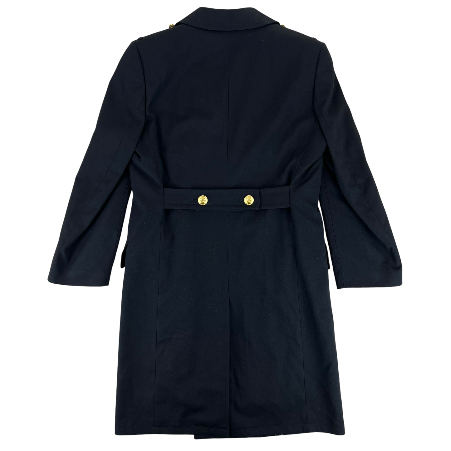 German Navy Three-quarter Gabardine Greatcoat w/ Liner - Small