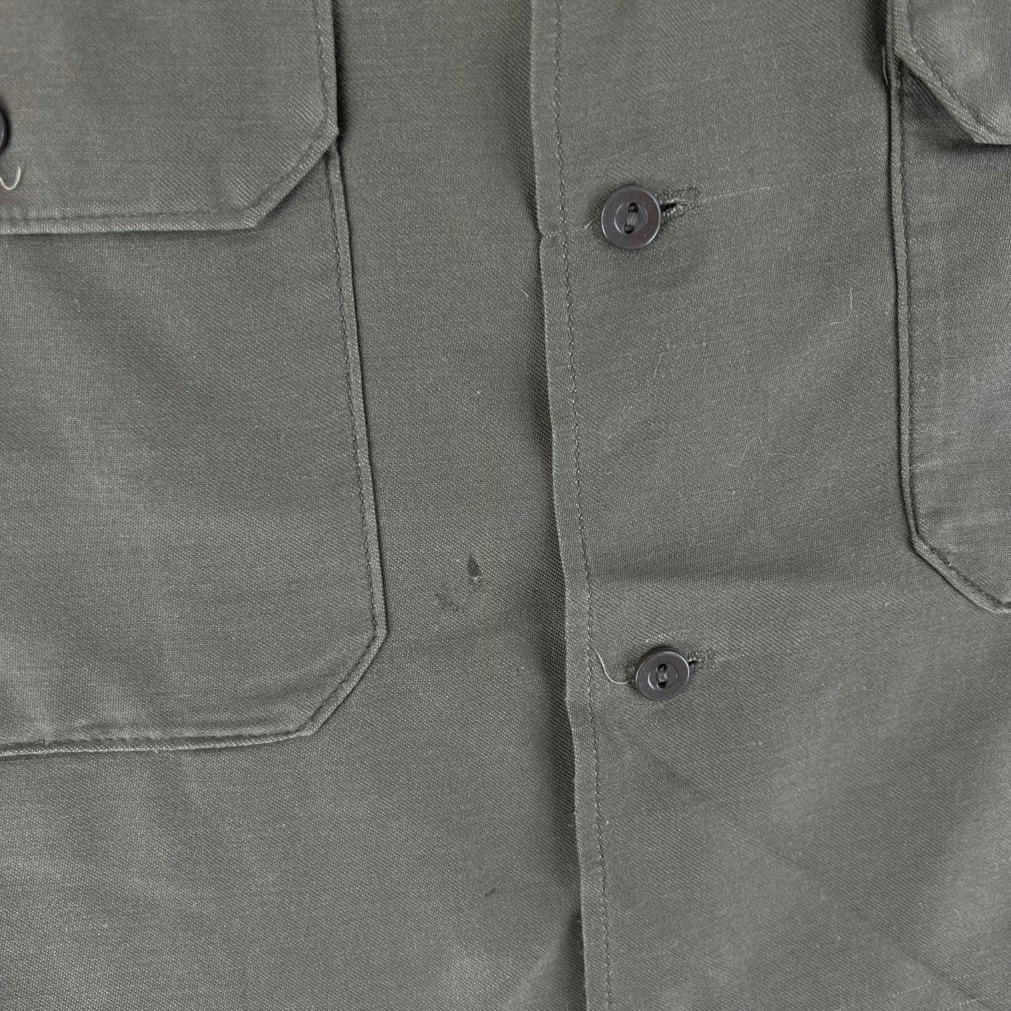 German Army Olive Green Long Sleeve Field Shirt - Large GrNr4