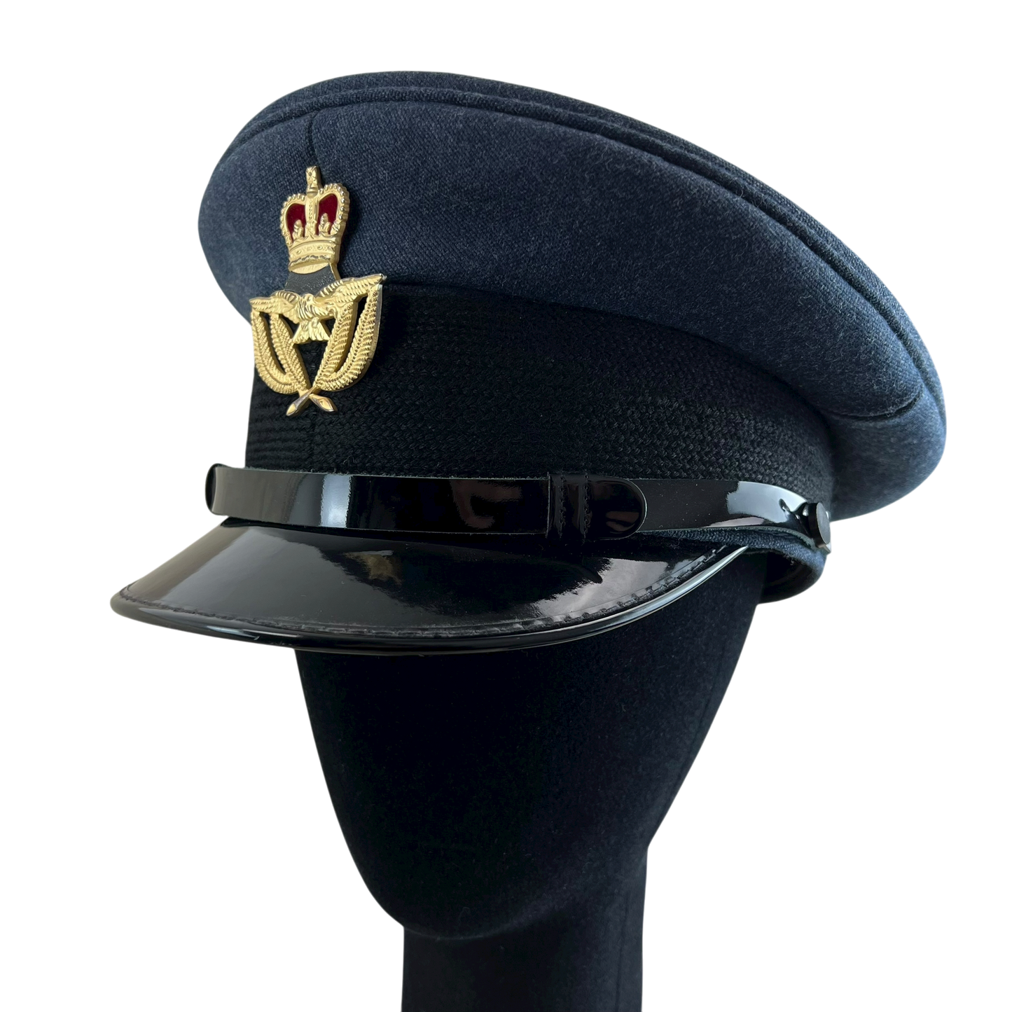 British RAF Peaked No. 1 Warrant Officer's Dress Cap - Small 55cm