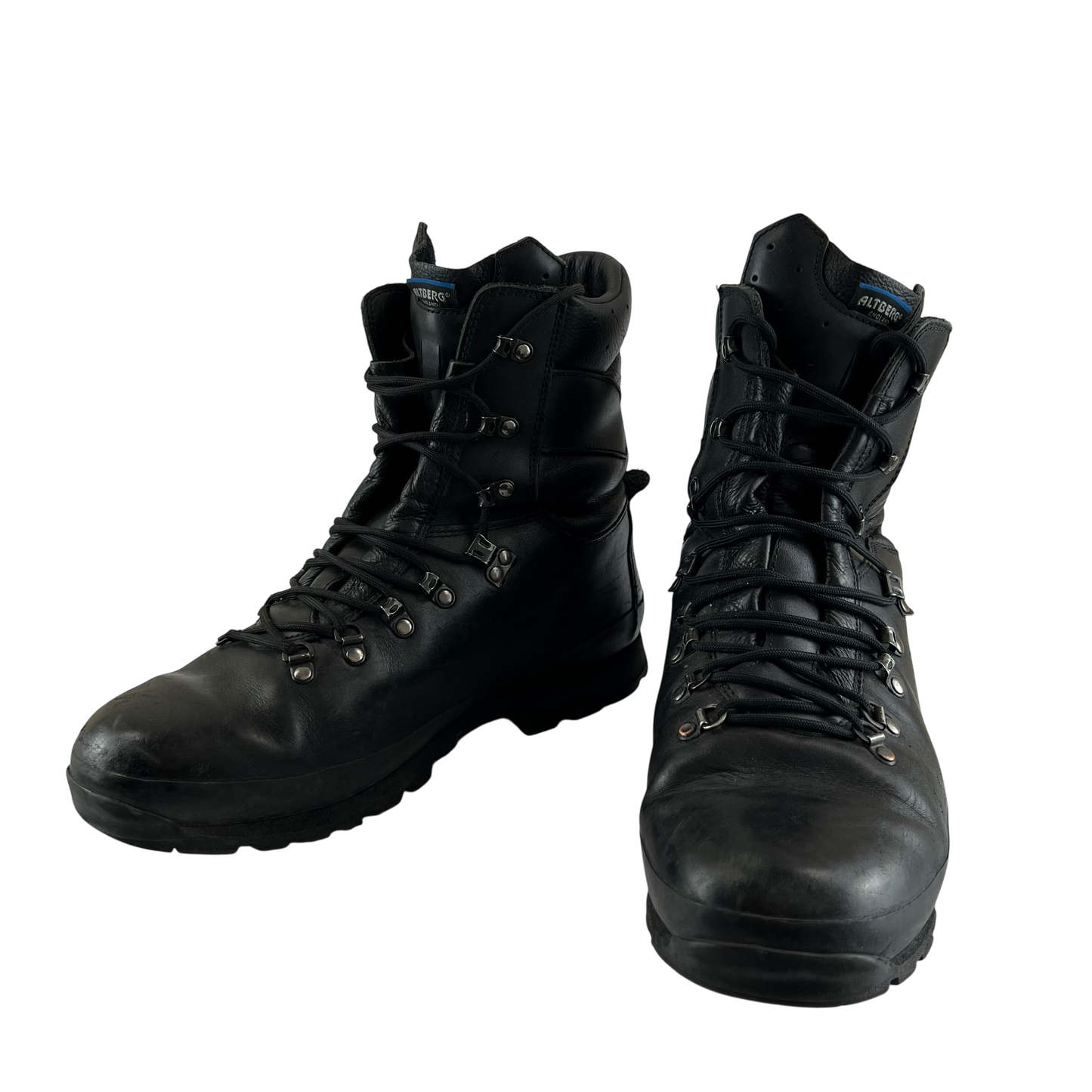 British Army Altberg Defender Black Combat Boots - Size 12M