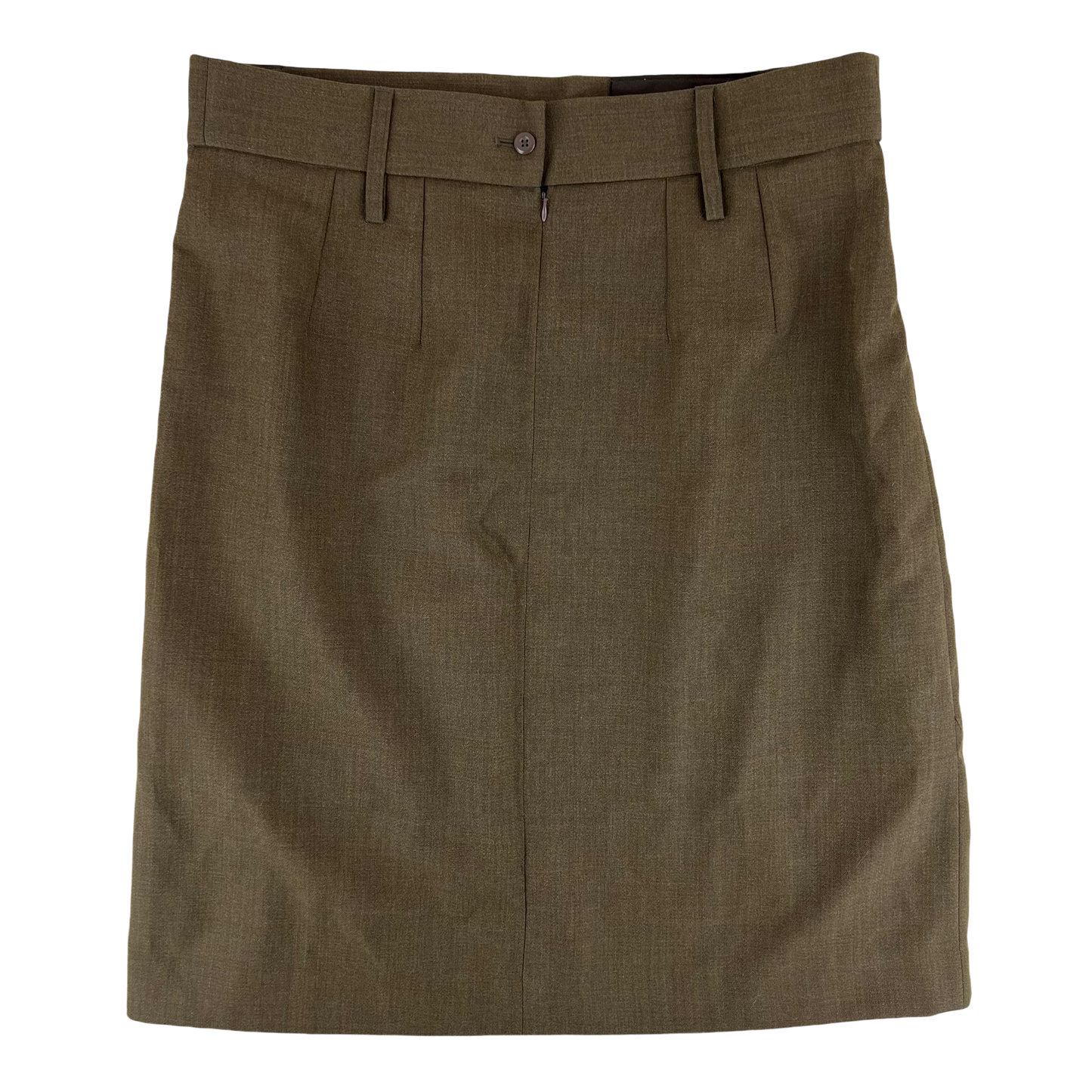 British Army Women's Barracks Brown Ceremonial FAD No. 2 Dress Skirt - W39 L28.5