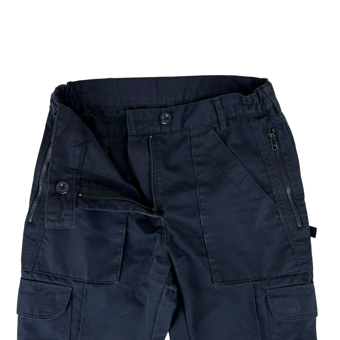 British Police MoD Black Utility Trousers - W30 L31