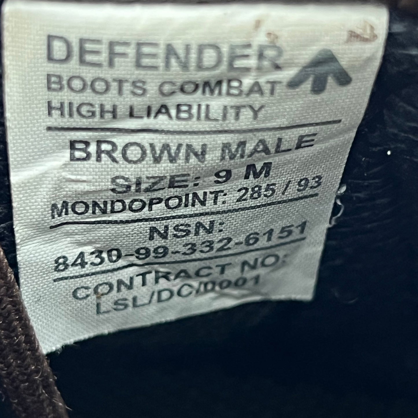 British Army Altberg Defender Brown Combat Boots - Size 9M