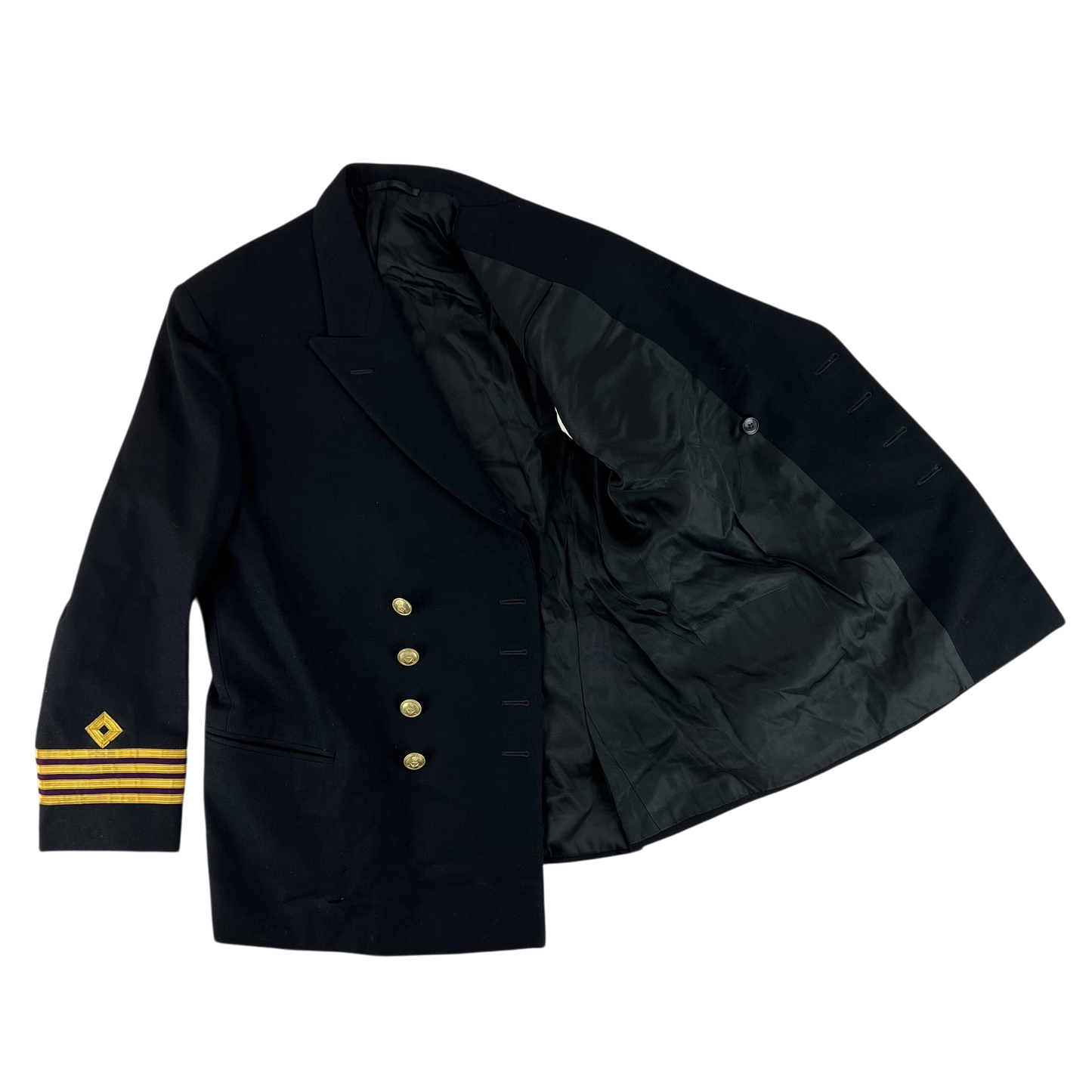 British Royal Navy 60s No. 1 Dress - Royal Fleet Auxiliary - Large