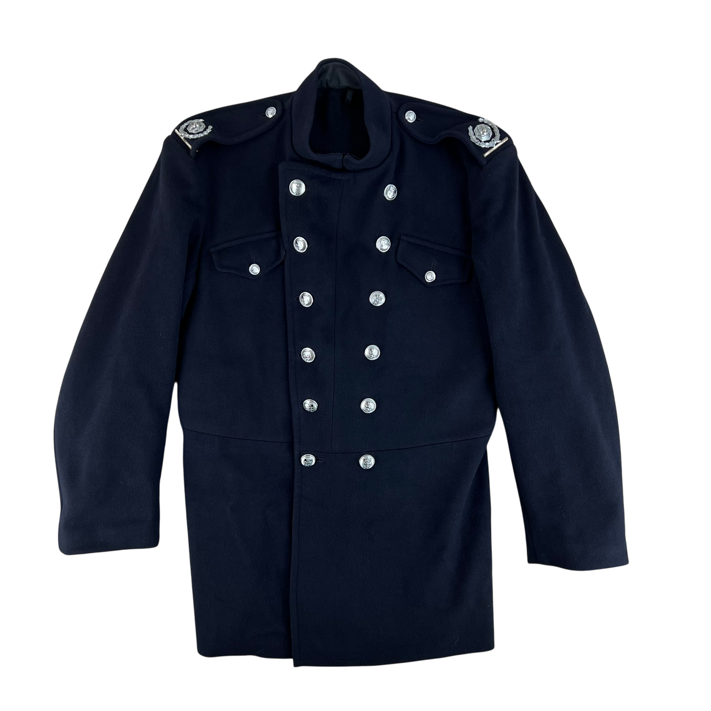 British Greater London Area Fire Brigade Greatcoat - Large