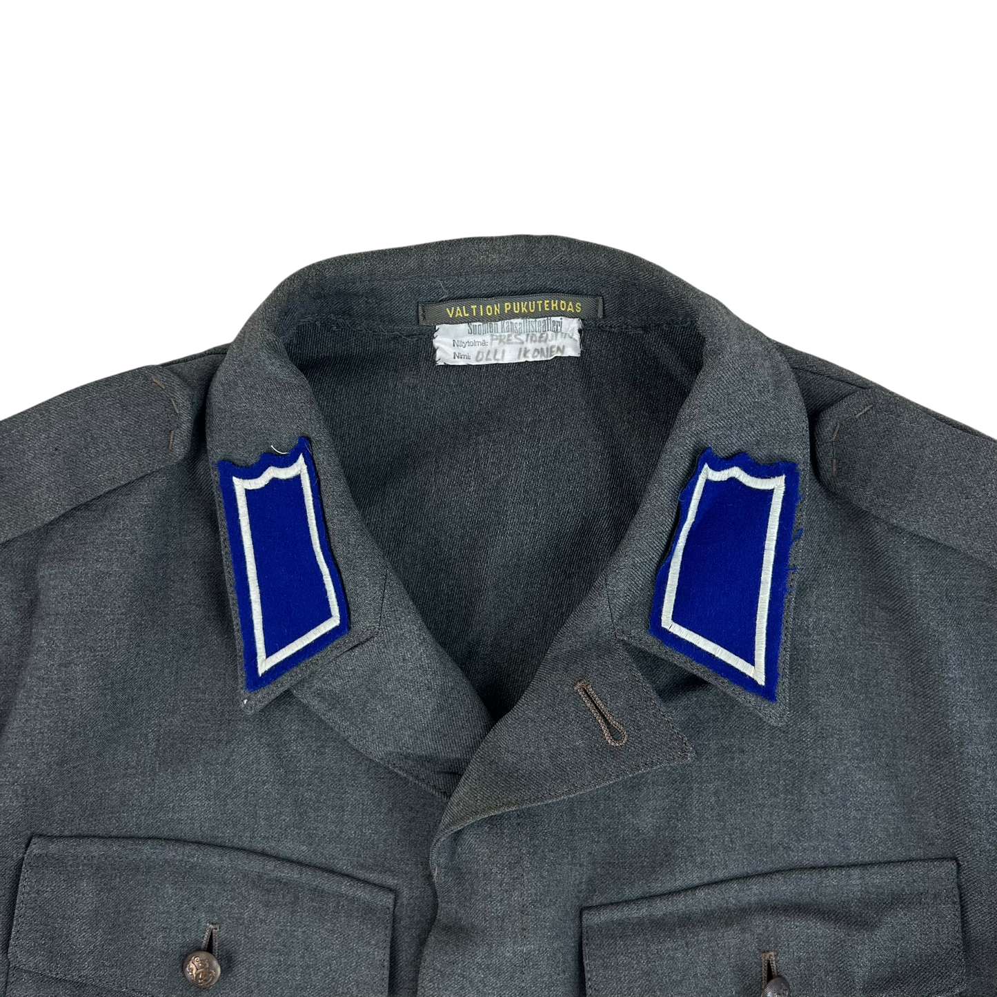 Finnish Army M65 Wool Ike Jacket - Large
