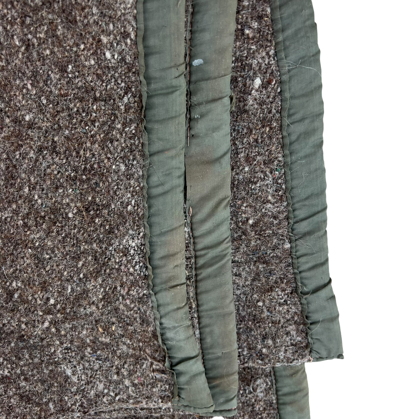 Romanian Army Oatmeal Brown Wool Blanket