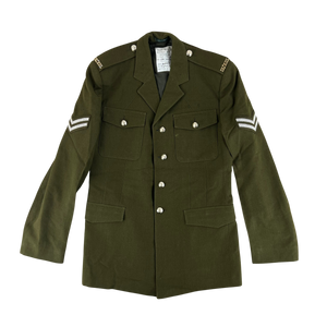 British Army 1980 Pattern No. 2 Olive Green Dress Jacket - 9th/12th Royal Lancers - Medium 180/100