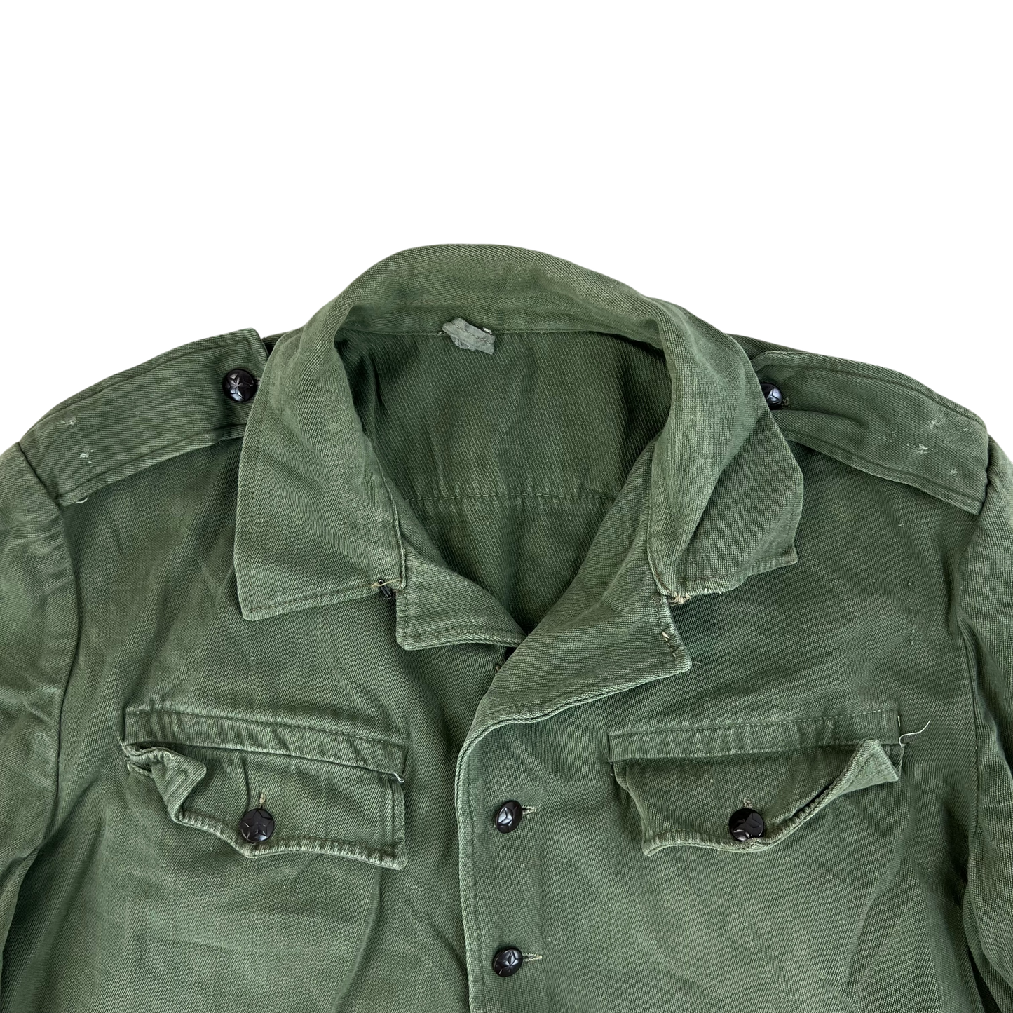 Bulgarian People's Army Olive Green Cossack Shirt - Large