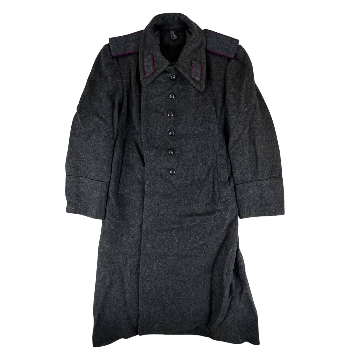 Bulgarian People's Army Grey Wool Greatcoat - Medium