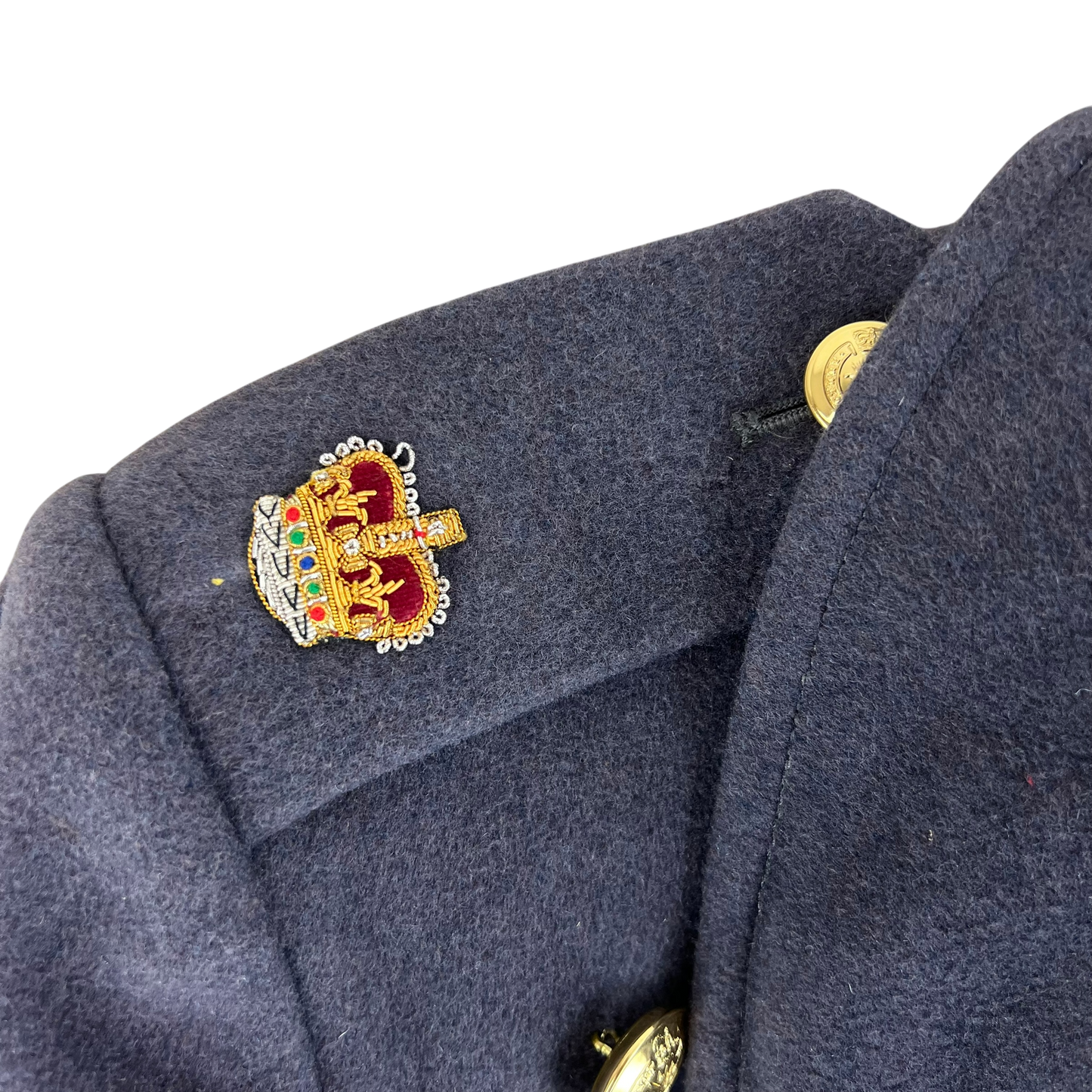 British Army Officer's Double Breasted Wool Greatcoat - Welsh Guards - Medium