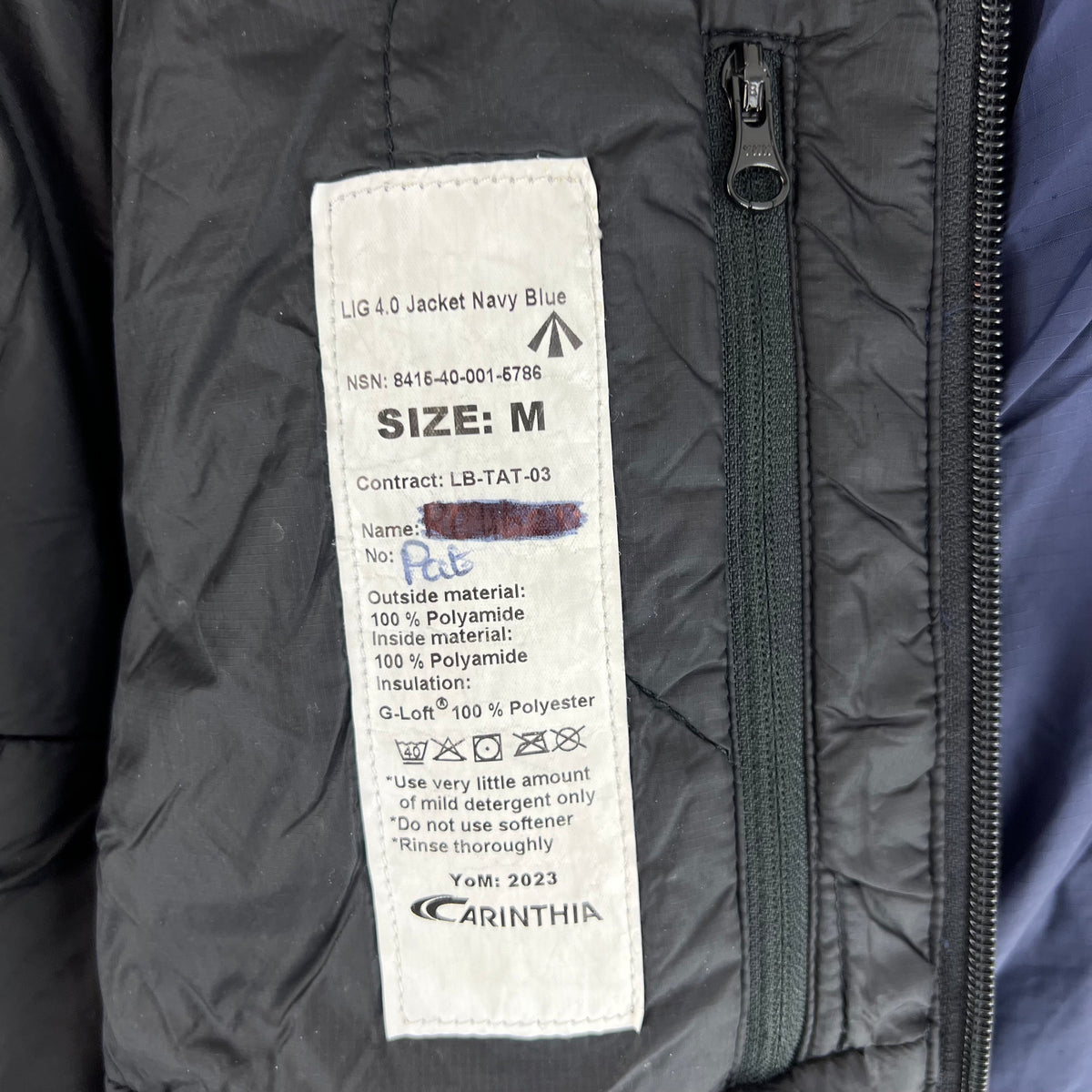 British Royal Navy Carinthia LIG 4.0 Thermal Jacket - Medium