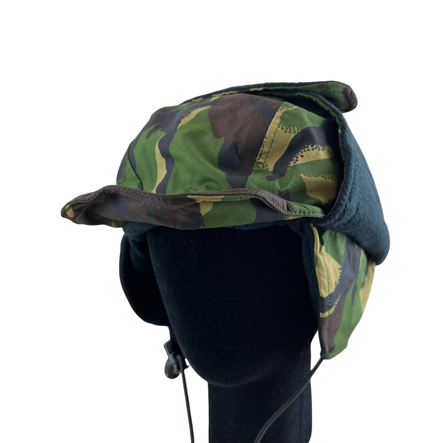 British Army Woodland DPM MVP Winter Trapper Cap - Large