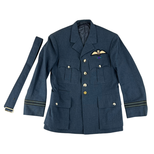 British Royal Air Force 70s No. 1 Dress Jacket w/ Belt - Medium
