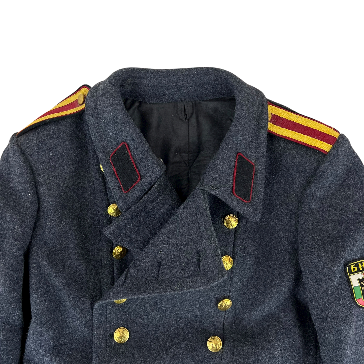 Bulgarian People's Army Officer's Grey Wool Greatcoat - Small
