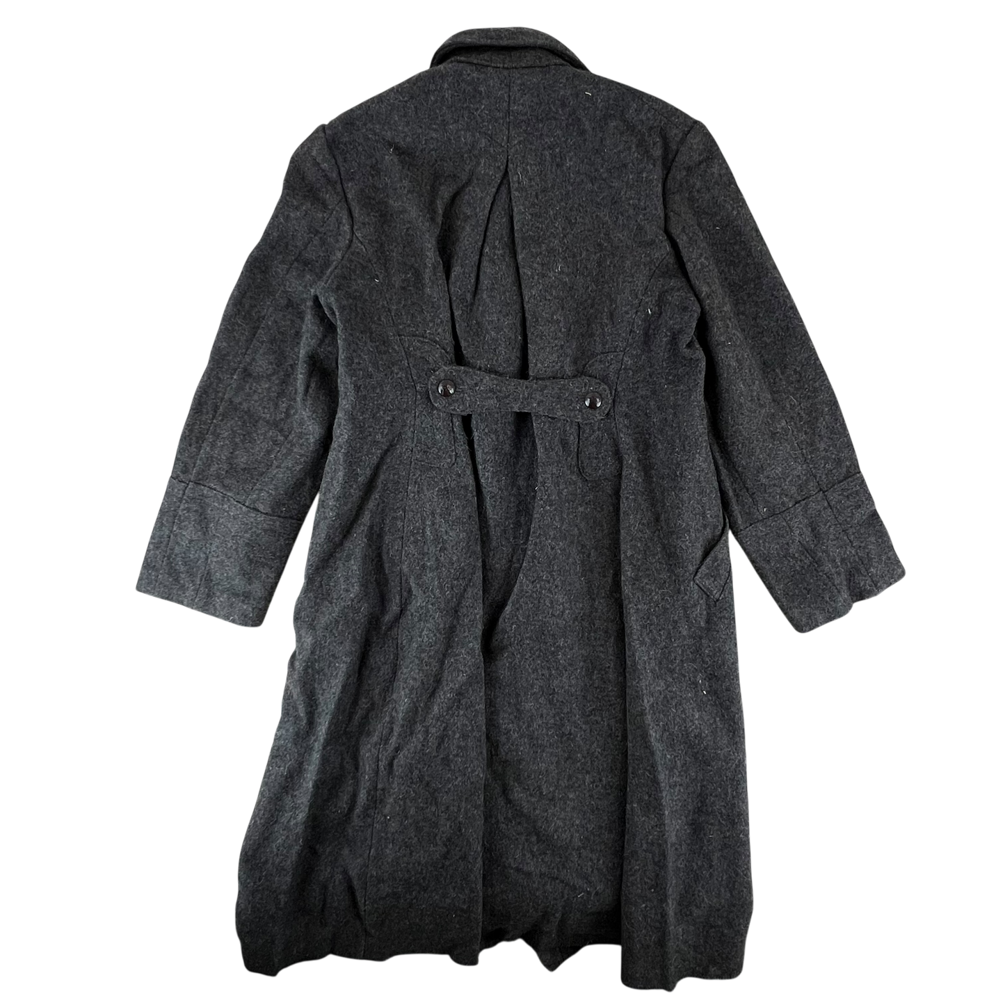 Bulgarian People's Army 50s Grey Wool Greatcoat - Medium